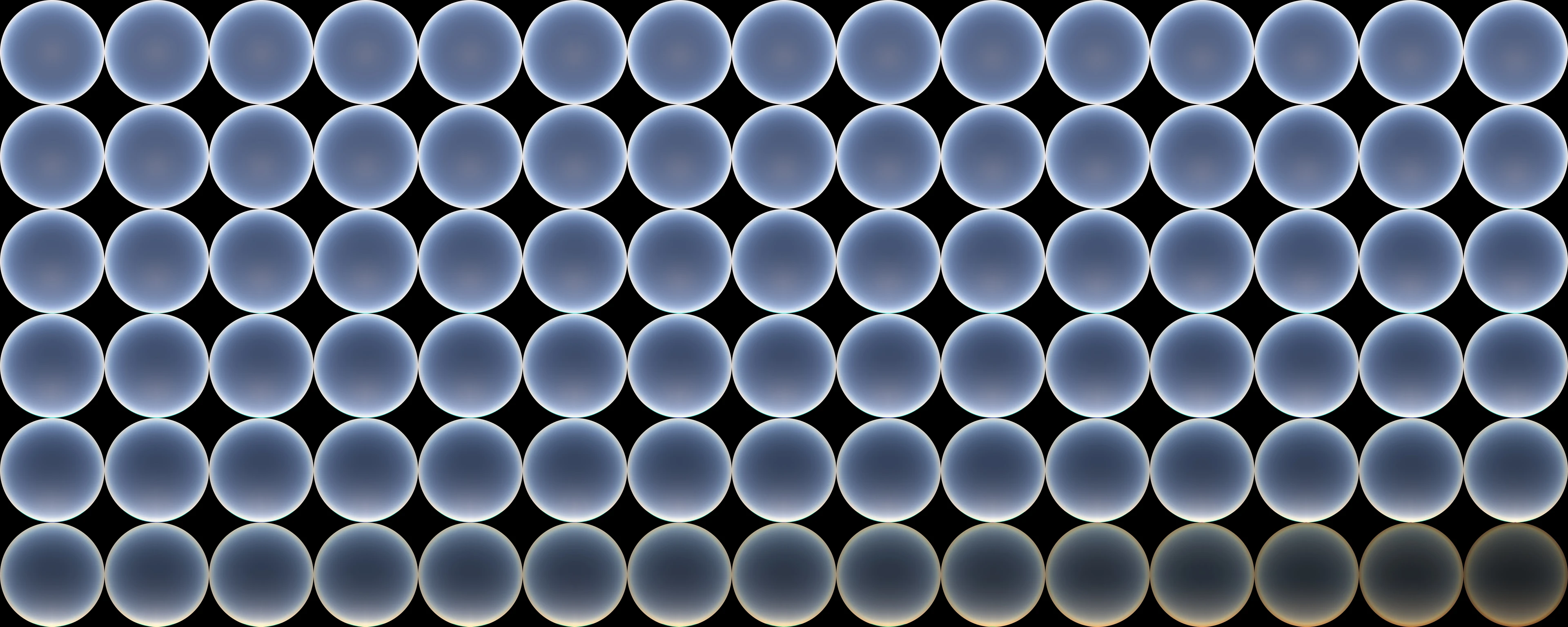 Earth — Sky dome visualisation under White_GSFC, 1ppb, 1μm.